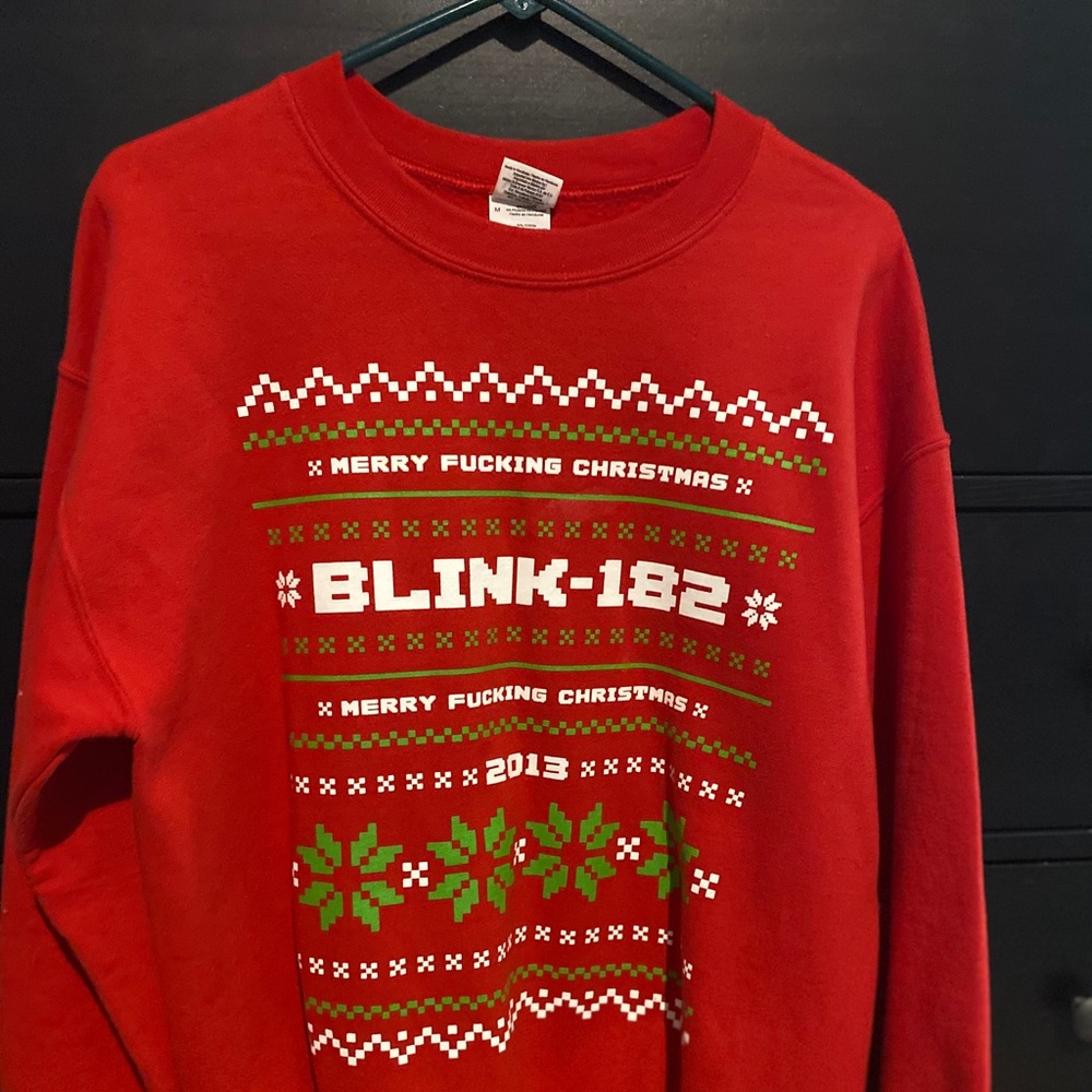 Blink-182 2013 Merry F****** Christmas Crew - Med
